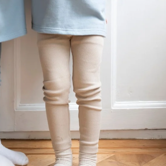 Kids beige leggings best sale