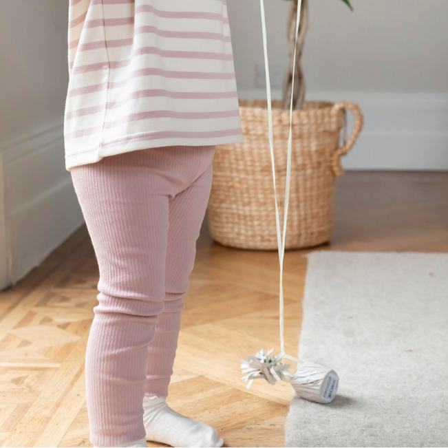 Cotton Sweatshirt - Cornflower Blue Stripe