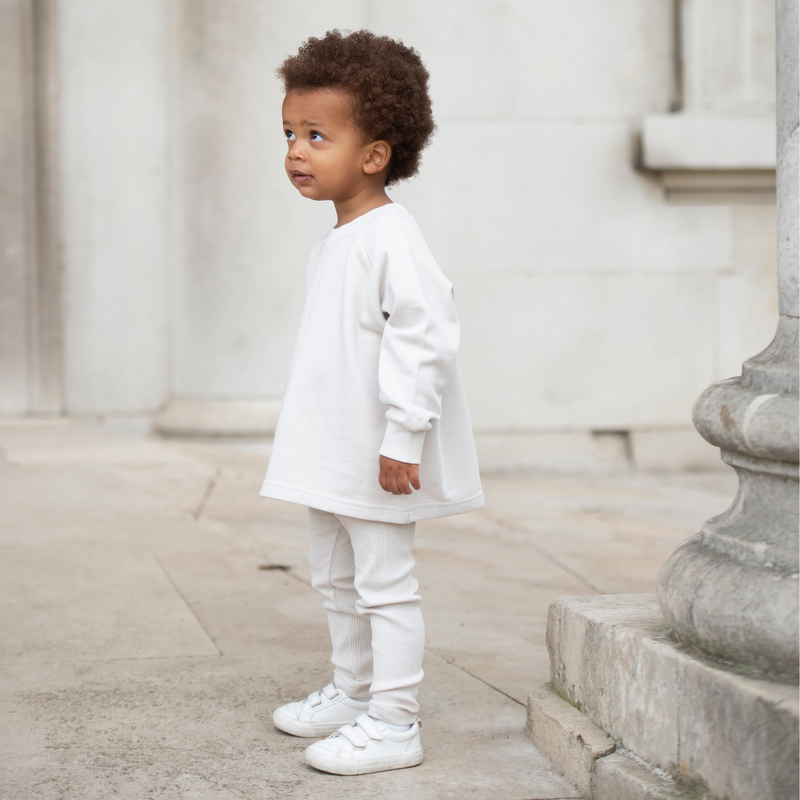 Ribbed Leggings - Off White