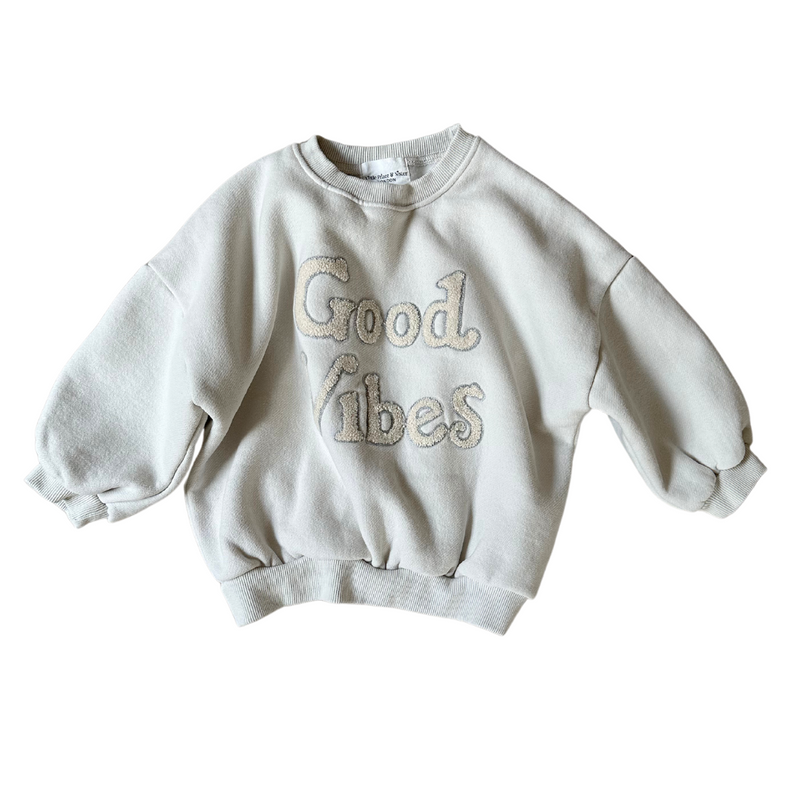 Good Vibes Sweatshirt - Ecru