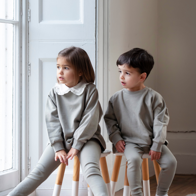 Cotton Sweatshirt - Olive