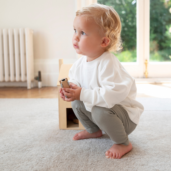 Little Prince London Cotton Ribbed Leggings Little Prince Sister