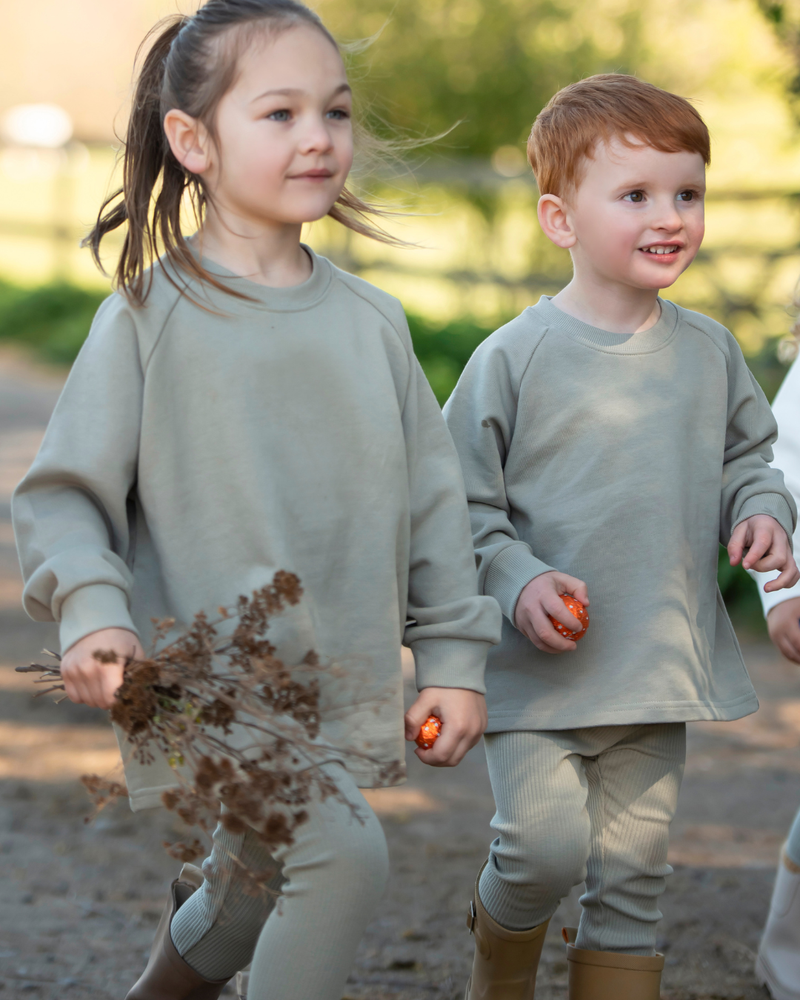 Cotton Sweatshirt - Olive