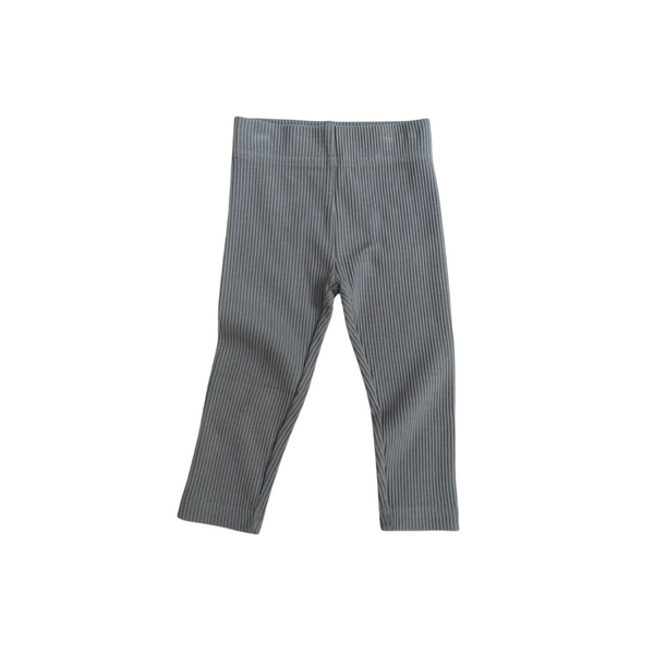 Ribbed Leggings - Powder Blue