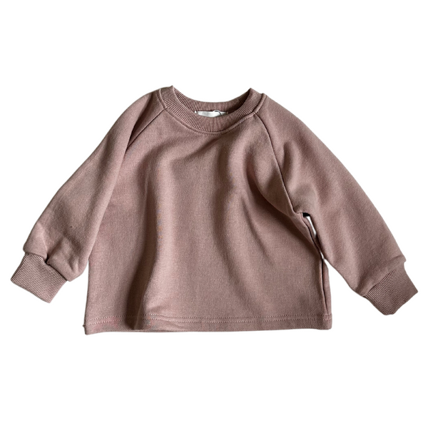 Cotton Sweatshirt - Dusky Pink