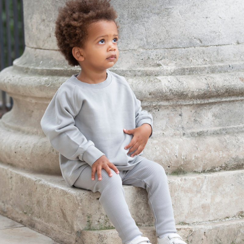 Cotton Sweatshirt - Powder Blue