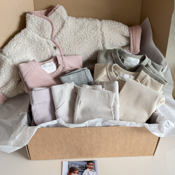 *PRE-ORDER* The Little Sister Winter Capsule Wardrobe Box With Dusky Pink Coat