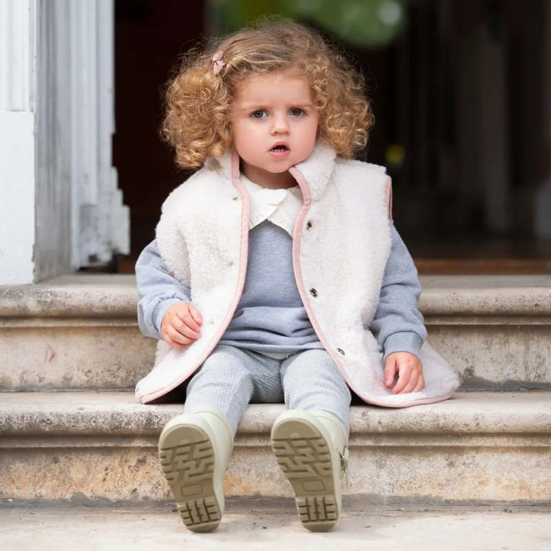 Ribbed Leggings - Light Grey