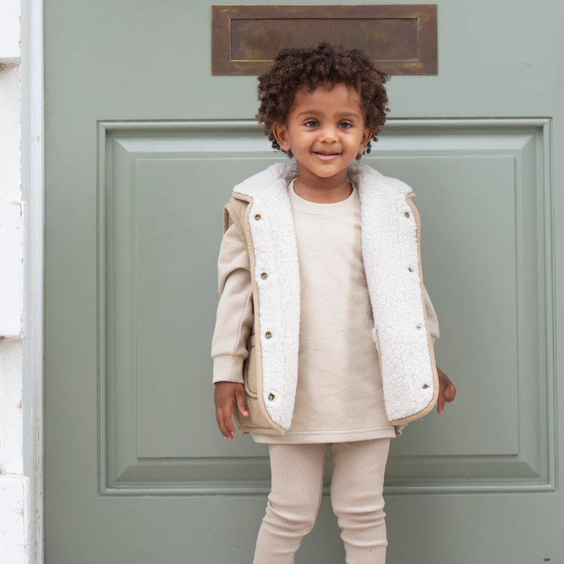 Cotton Sweatshirt - Light Beige