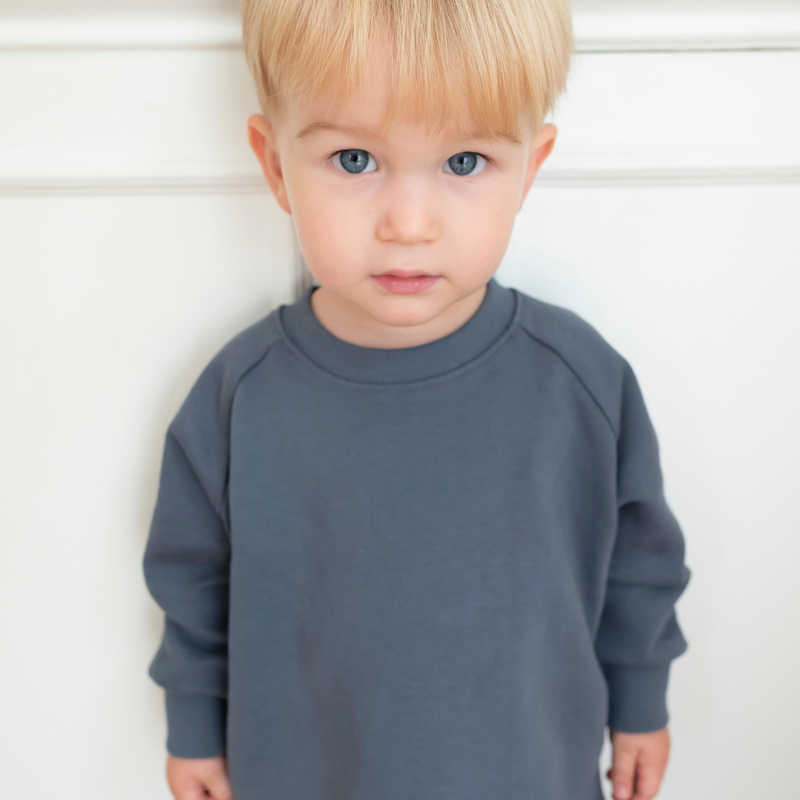 Cotton Sweatshirt - Marine Blue