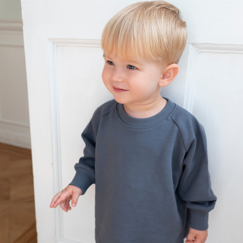 Cotton Sweatshirt - Marine Blue