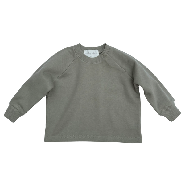 Cotton Sweatshirt - Olive