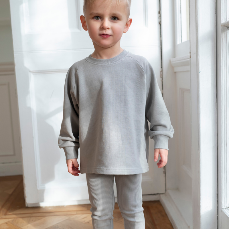 Cotton Sweatshirt - Powder Blue