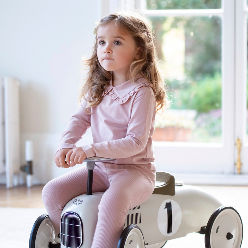 Ribbed Leggings - Dusky Pink