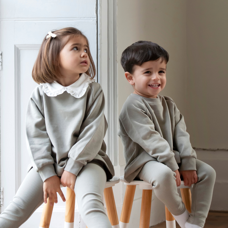 Cotton Sweatshirt - Olive