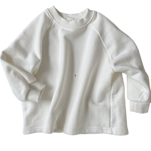 Cotton Sweatshirt - Ivory