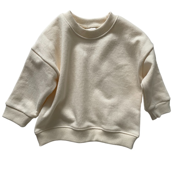 Cotton Sweatshirt - Ecru