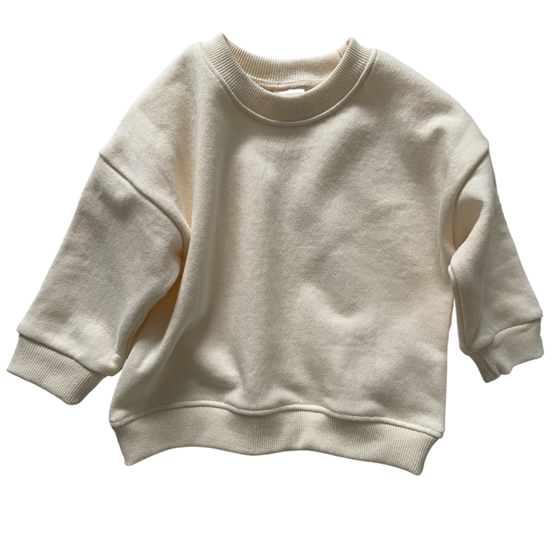 Cotton Sweatshirt - Ecru